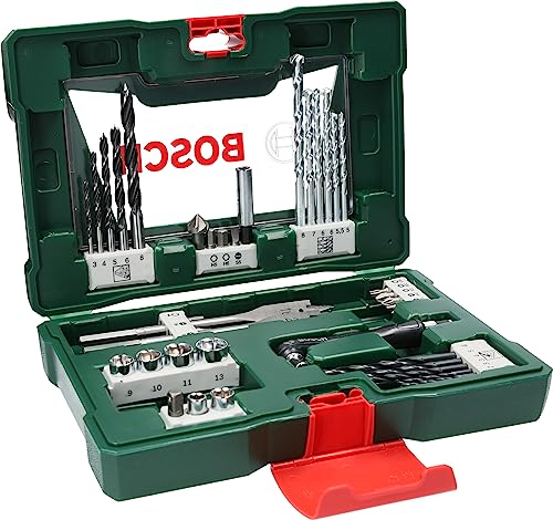 Bosch Professional Set Punte e Bit per Legno, Pietra e Metallo, Accessori per Utensili di Foratura e Avvitamento