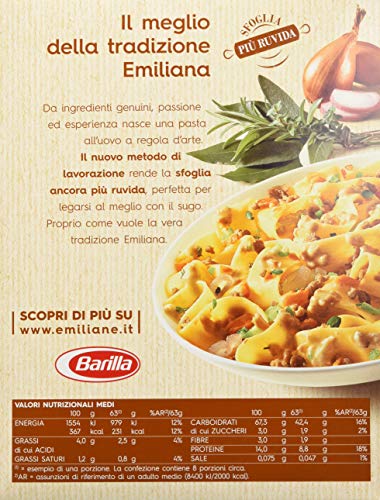 Emiliane Barilla - Pappardelle - 12 confezioni da 500 g [6kg]