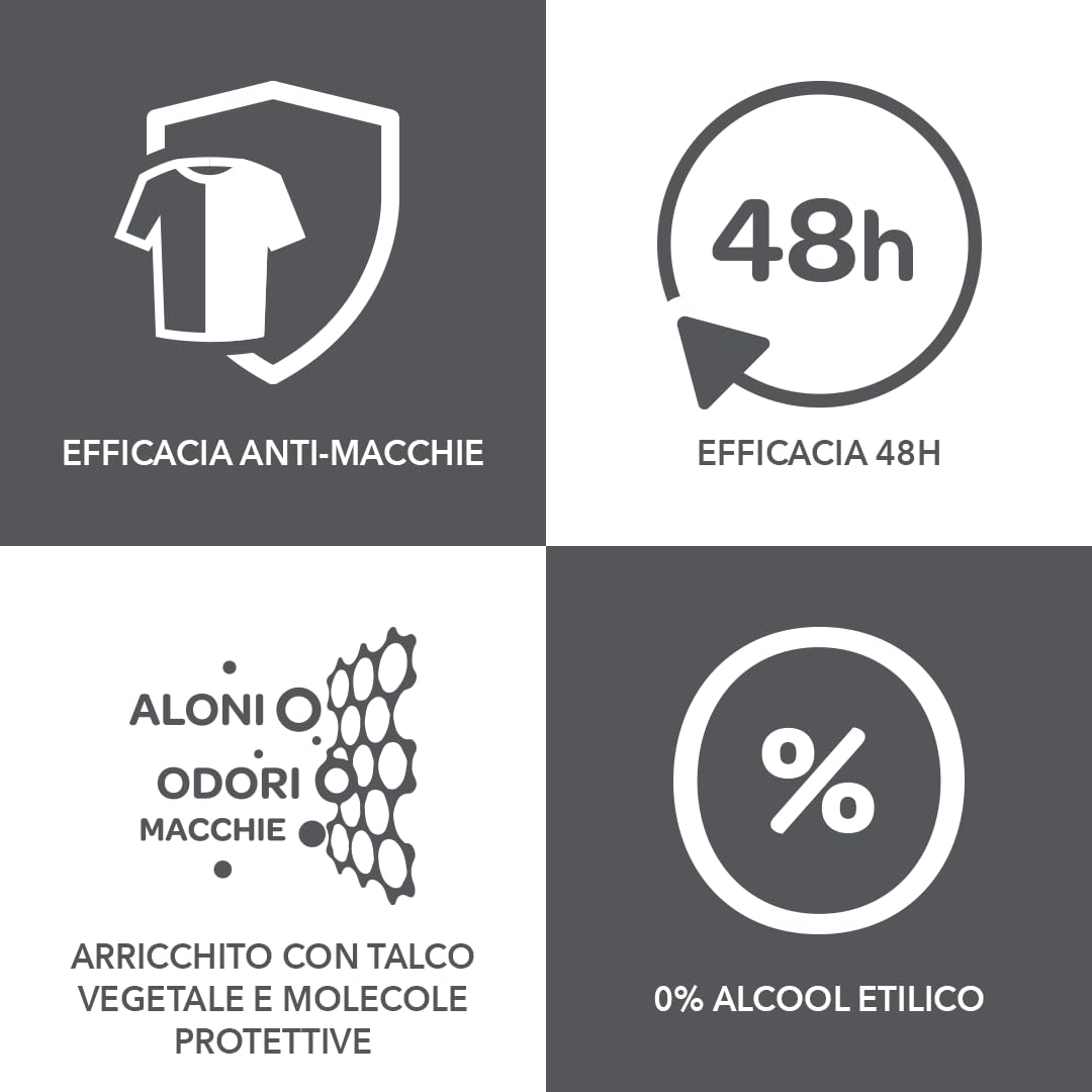 Borotalco, Deodorante Spray Invisibile Rosa, Formula Senza Alcool con Talco Effetto Barriera, Cattura e Non Trasferisce Aloni, 48h di Efficacia, Profumo Cipriato - 1 Flacone da 150 ml