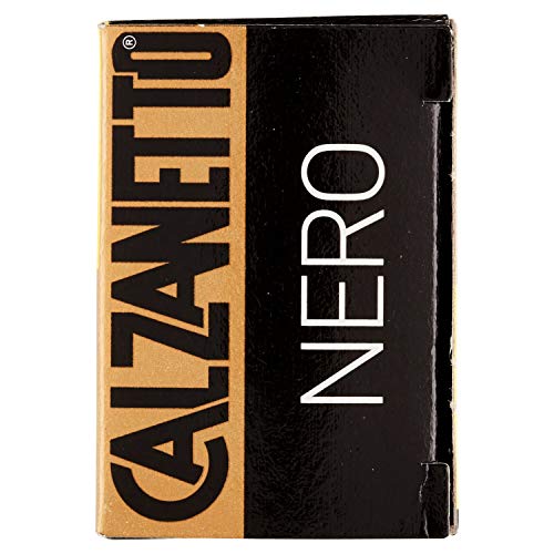 Calzanetto - Crema Superiore per Calzature Con Cera Carnauba e Olio di Mandorle, 50 ML, Colore Nero - [confezione da 6]