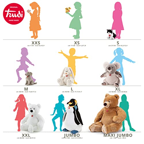 Trudi Puppets Handpuppe (Größe S) Stofftier aus hochwertigen Materialien liebevolle Details weich, waschbar Kuscheltier und Puppe für Kinder