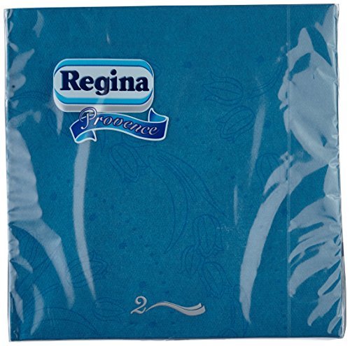 18 x REGINA Tovaglioli 2 Veli 38X38 Cm Provence Colori Misti 44Pz