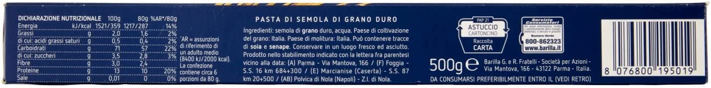 Barilla Capellini n ° 1 (24 x 500g)