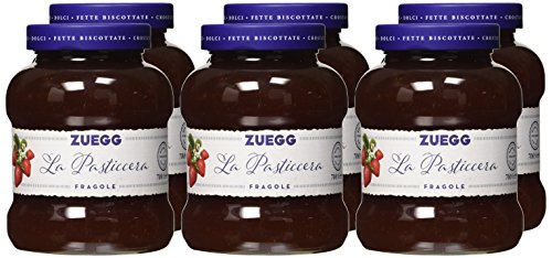 Zuegg - Le Vellutate, Confettura di Fragole - 6 pezzi da 700 g [4200 g]