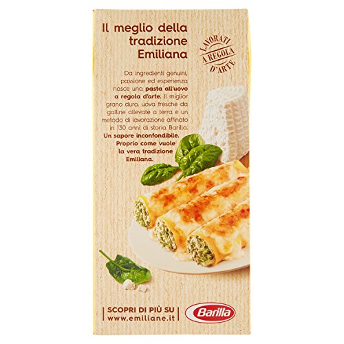 Barilla - Emiliane, Cannelloni all'Uovo