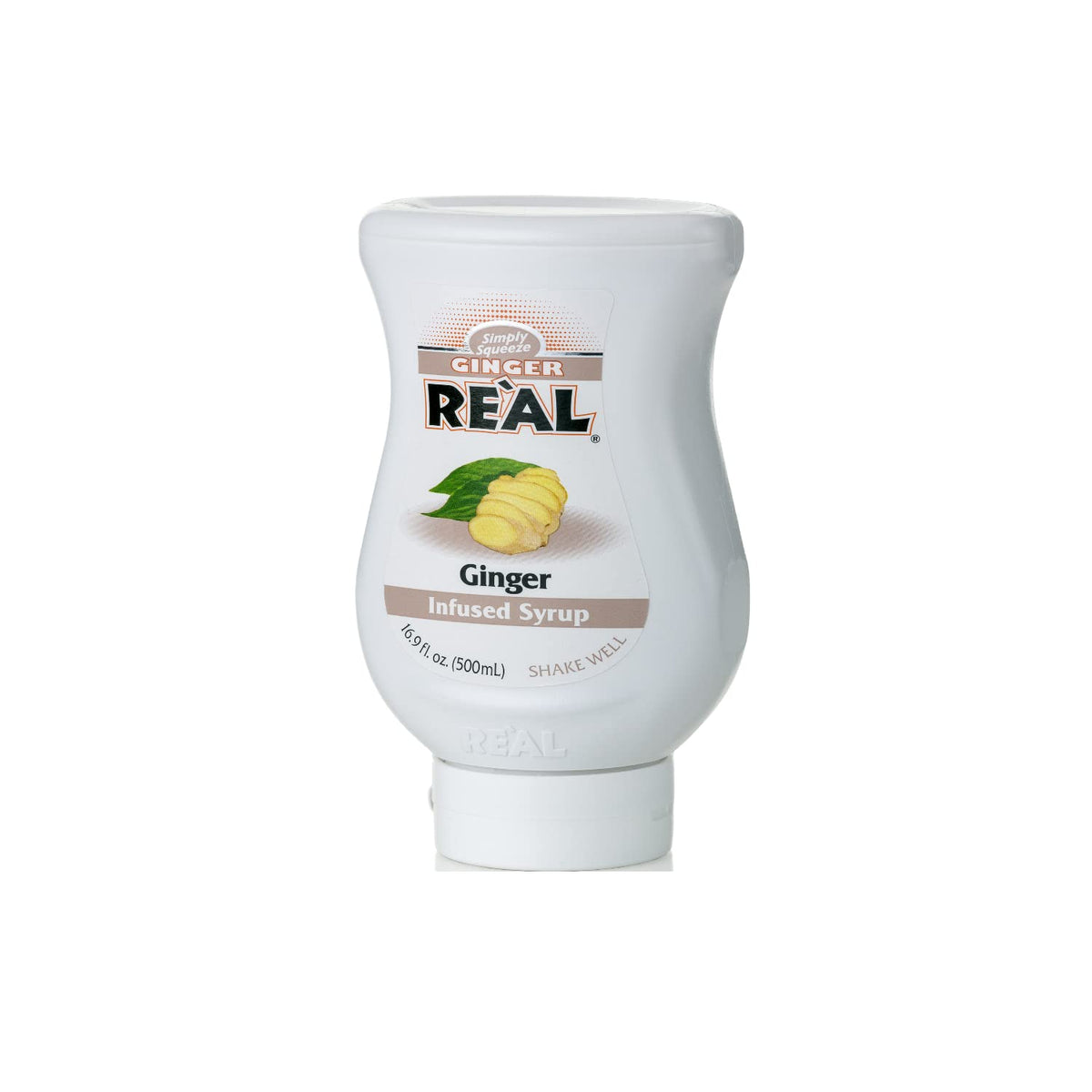Reàl | Infuso di Zenzero | Zenzero Laiwu Sciroppo per Dolci | Sciroppo Zenzero Preparato Cucina - 1 x 500 ml.
