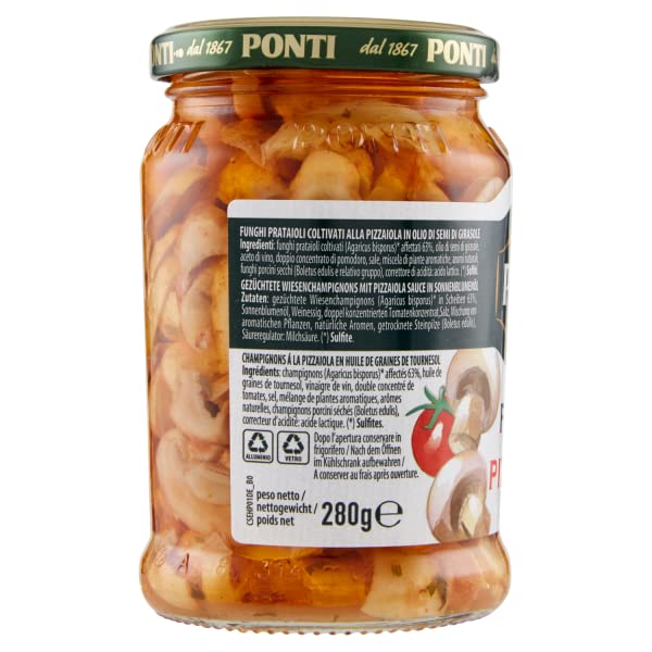Ponti Funghi alla Pizzaiola, 280g