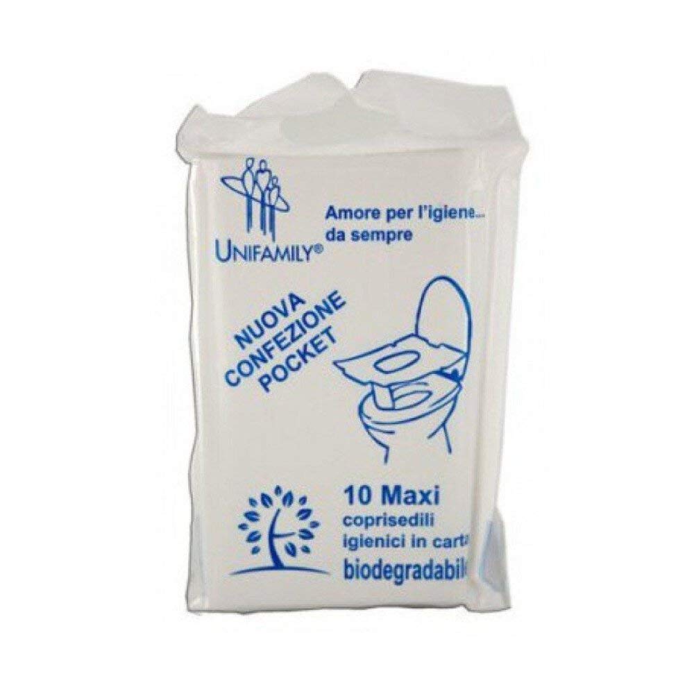 Unifamily 10 maxi coprisedili water igienici 000134