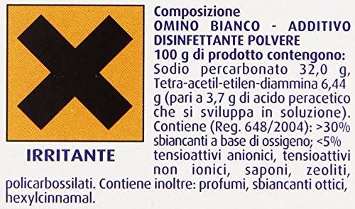 Omino Bianco - Additivo Disinfettante, Polvere Battericida e Virucida per bucato - 450 g parent