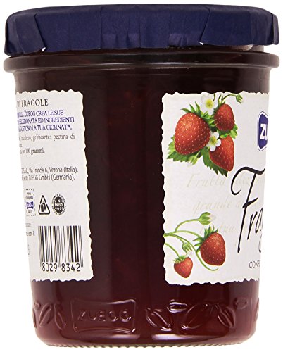Zuegg - Fragole, Confettura Extra - 12 pezzi da 320 g [3840 g]