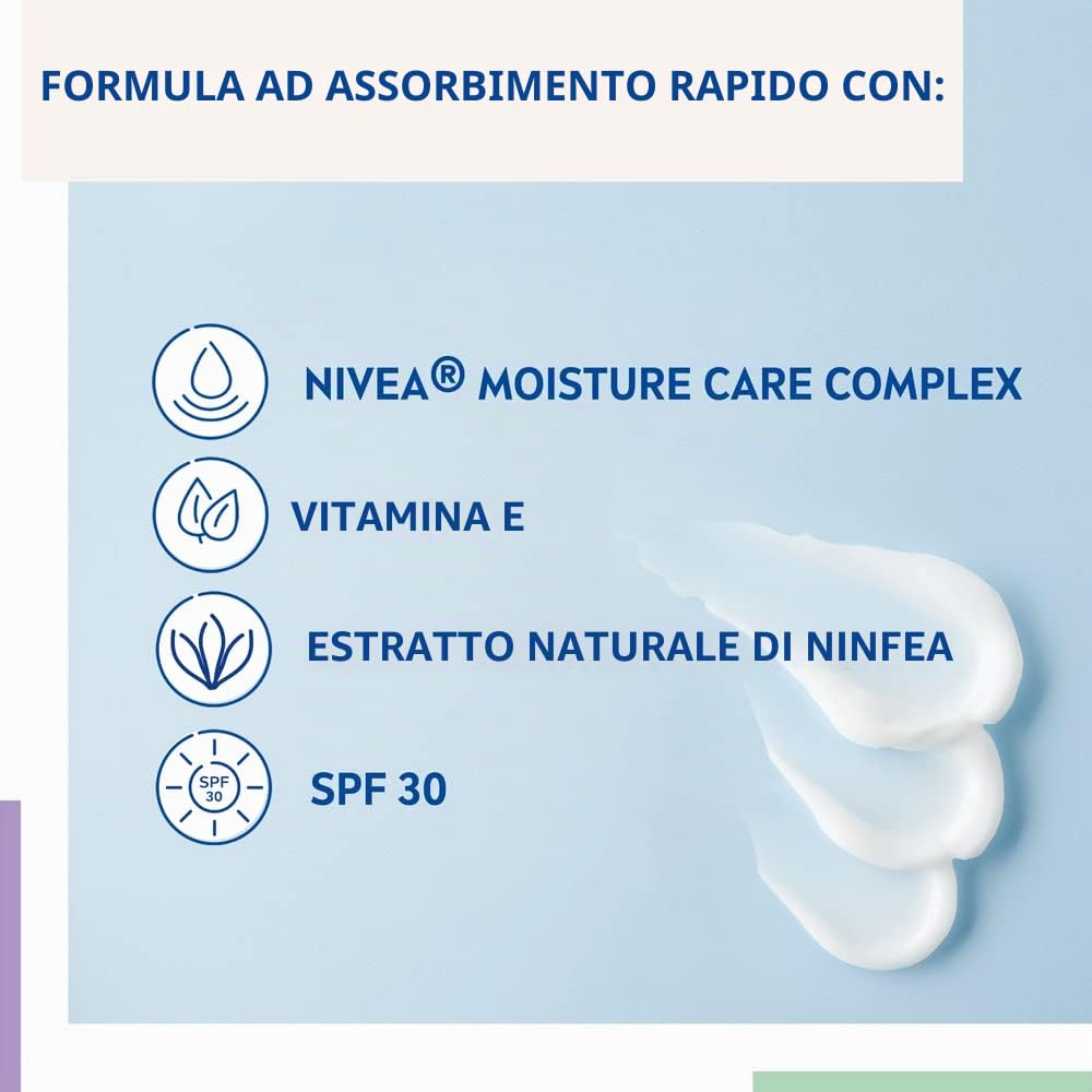NIVEA Crema Giorno Rinfrescante 24H SPF 30 50ml