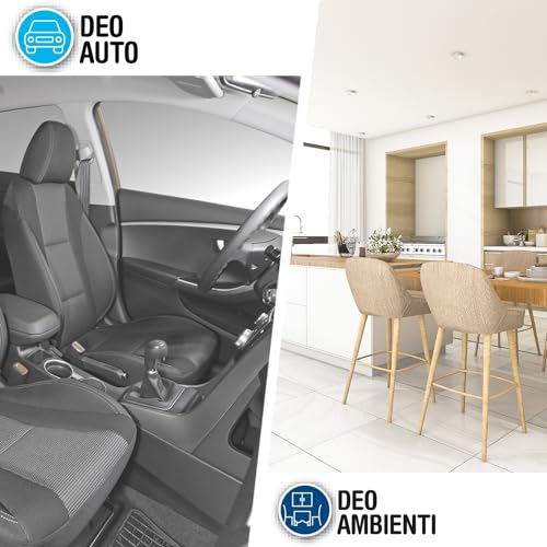 COCCOLATEVI Deo 10 in 1, Cattura Odori, Detergente Igienizzante Multi Superficie con Alcol 50°, Igienizza, Pulisce, Deodora e Profuma