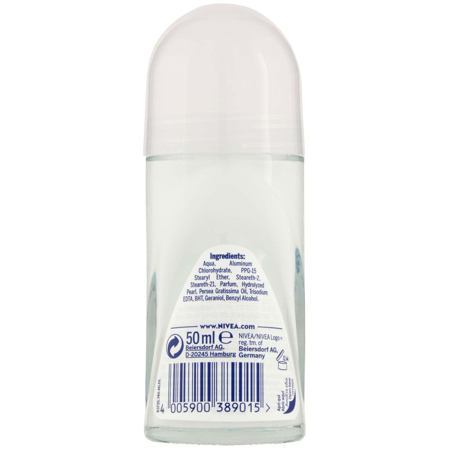 Nivea Deodorante Roll On Pearl&Beauty, 50ml