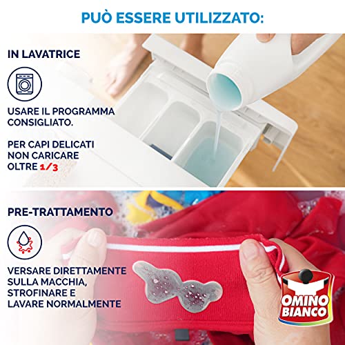 Omino Bianco - Detersivo Lavatrice Liquido, Muschio Bianco OLD