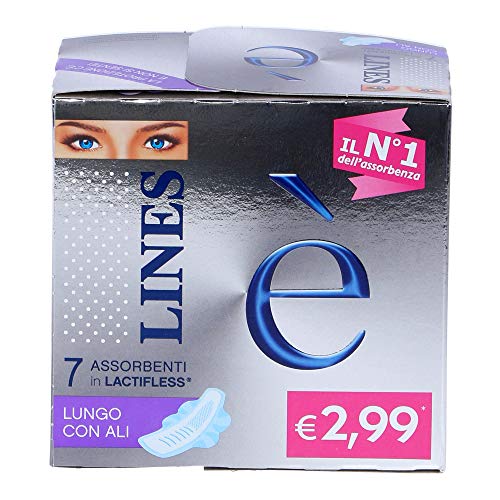 Lines è Assorbenti in Lactifless con Ali, 8 Pezzi