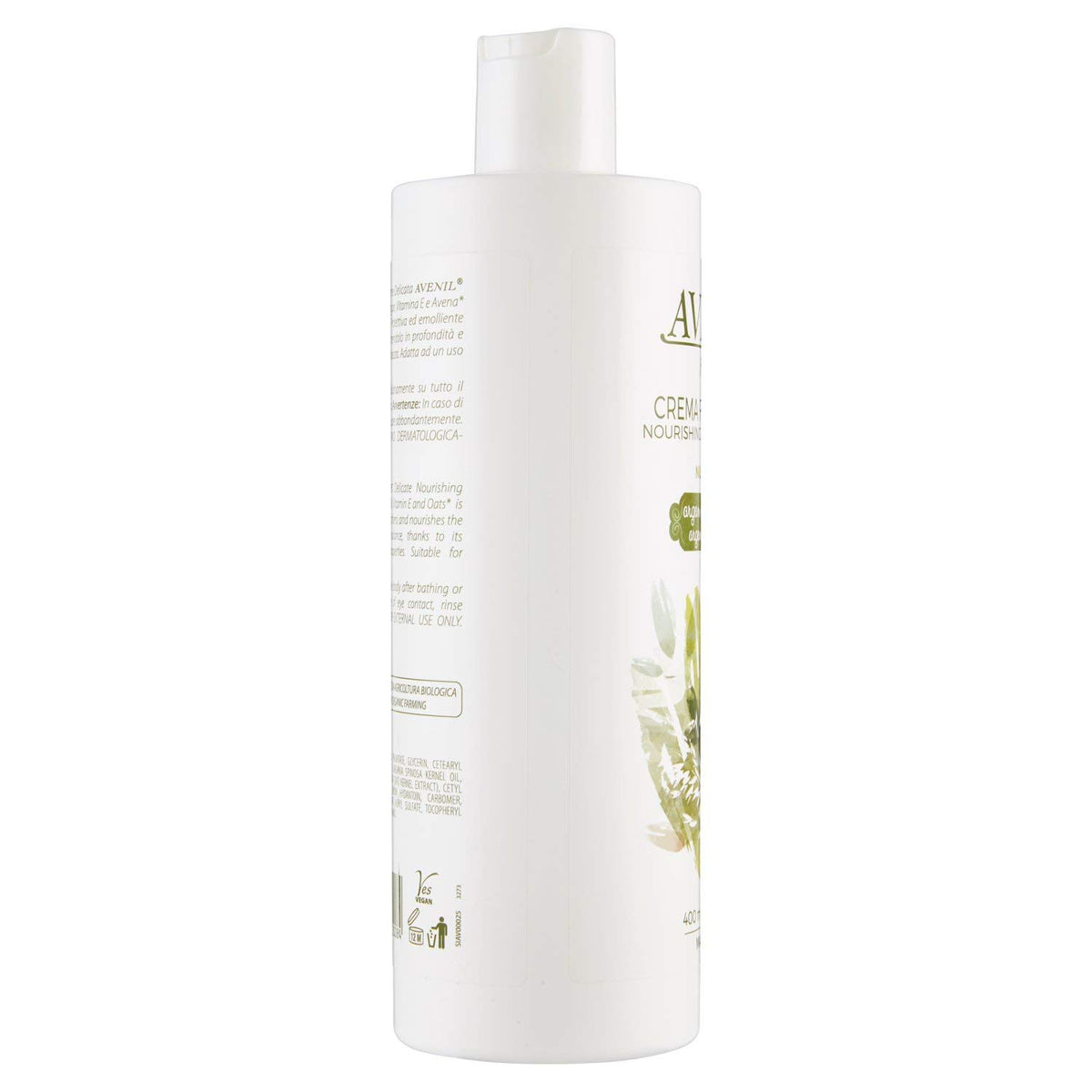 Avenil Pure & Soft Crema Fluida Corpo Nutriente Argan & Vitamina E, 400ml