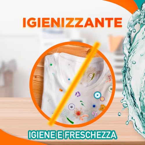 Sole Detersivo Lavatrice Igiene e Freschezza 290 Lavaggi, 10x29, Formula igienizzante, Detersivo Lavatrice Liquido Igiene e Freschezza, Contro Batteri e Cattivo Odore