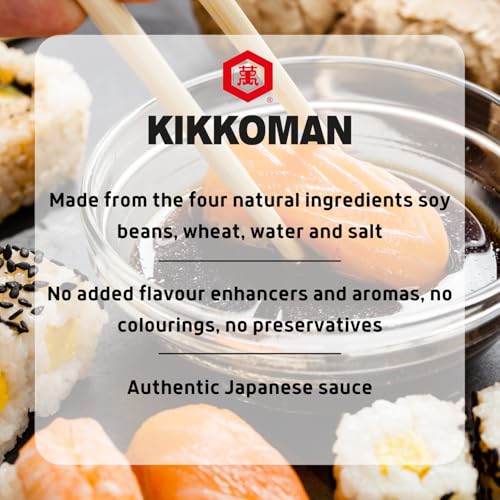 Kikkoman Dispenser Di Salsa Di Soia. (Meno Salato) 6X150 Ml. - 900 g