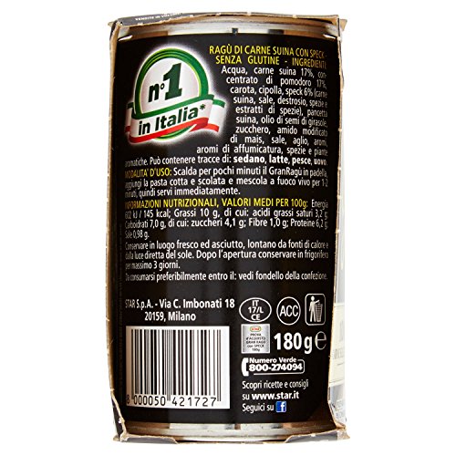 Star - Granragù con Spek - 6 confezioni da 2 vasetti da 180 g [12 vasetti, 24 porzioni]