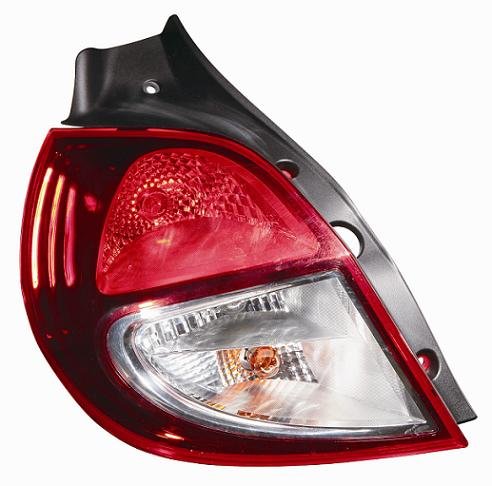 FANALE GRUPPO OTTICO POSTERIORE BIANCO-ROSSO RENAUL. CLIO - 05/'09>08/'12 - SX
