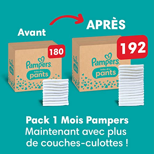Pampers Pantaloni Taglia 6, con canali d' aria, 58 pezzi