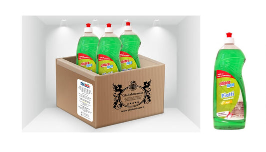 CHIARO LUCE Detergente Piatti Concentrato al Limone, Liquido Ecologico con Probiotici, 1100 ml, Sgrassante Universale per Cucina (Confezione da 3)