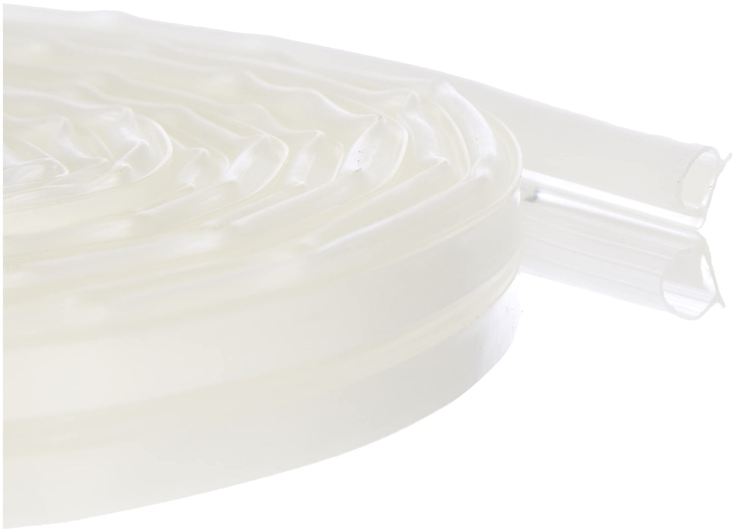 Geko 940013, Guarnizione adesiva termoplastica per porte e finestre, isolante contro caldo e freddo, anti UV, durata 15 anni, Bianco (transparent)