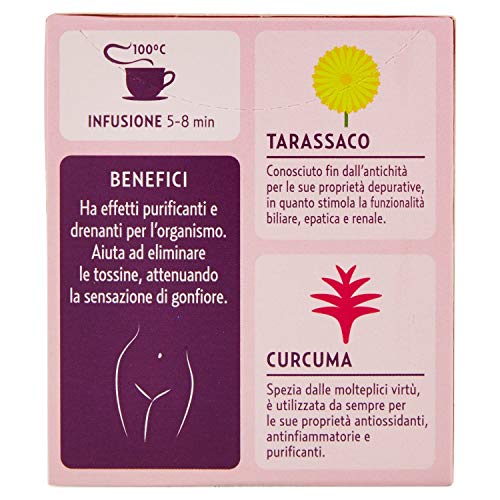 Pompadour tisana depurativa - 5 confezioni da 18 filtri [90 filtri]