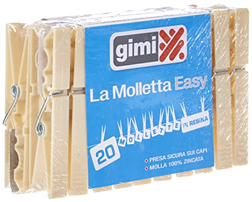 Gimi Easy La Molletta, Avorio, 2x1.5x9 cm, 20 unità