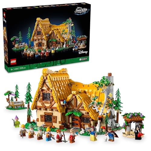 LEGO Disney Princess Elsa Ice Palace Giocattolo Presente, Blocchi, Ragazze, Ragazze, Bambini, 5, 6, 7, 8, Studenti delle Scuole Elementari, Elsa, Anna, Snow