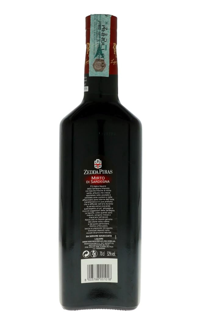 Mirto Rosso Zedda Piras 4015271 Liquore, Cl 70