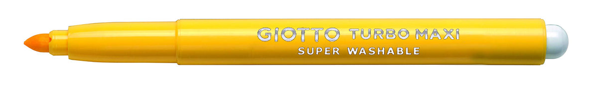 Giotto- Turbo Maxi Giocattolo, Multicolore, 6 count (Confezione da 1), 454000