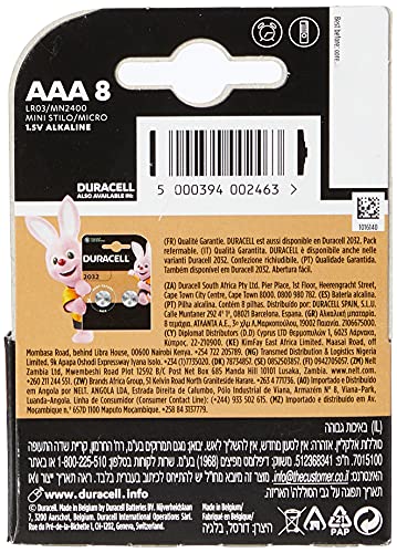 Duracell Simply AAA Batteries (Pack of 12)