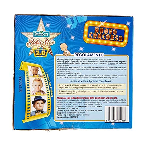 Pampers Pannolini Baby-Dry Taglia 3, 112 Pezzi - 2890 g