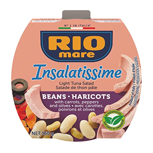 Rio mare - Mix di Fagioli e Tonno, con Carote, Peperoni, Olive - 160 g