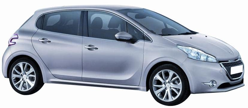 RETROVISORE ELETT. Termico Destro [Lato Passegero] per Auto: 208 - Calotta da VERNICIARE - C/SONDA 9PIN