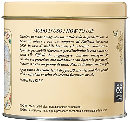 Novecento Y918 Cera d'Api, Neutro, 500 ml