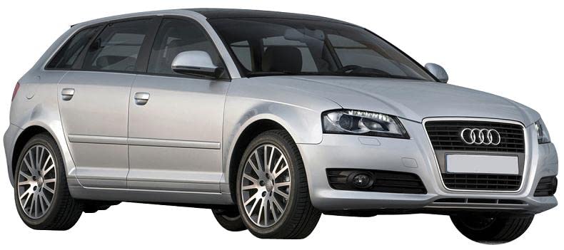 RETROVISORE ELETT. Term. C/Fan Sinistra [Lato Guida] per Auto: A3 Sport Back 5 Porte - Calotta da VERNICIARE - MOD. 05/2010> 8PIN - Vetro ASF.