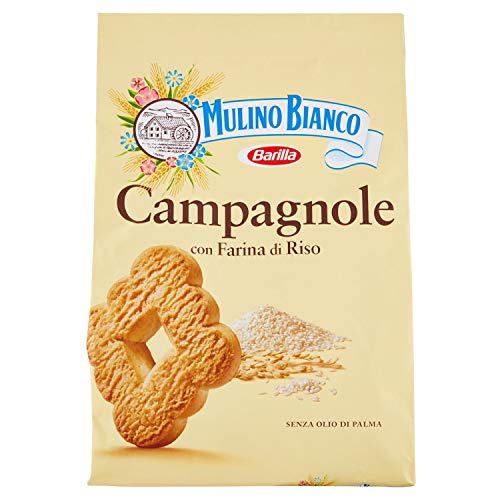 Mulino Bianco - Campagnole, Biscotti Frollini con Crema di Riso al Latte e Farina di Riso - 3 pezzi da 700 g [2100 g]