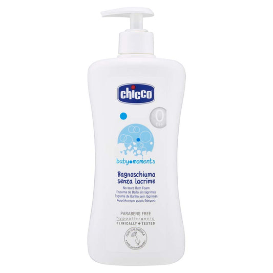 Chicco Baby moments, shampoo da 500 ml, senza lacrime, detergente per capelli per bambini