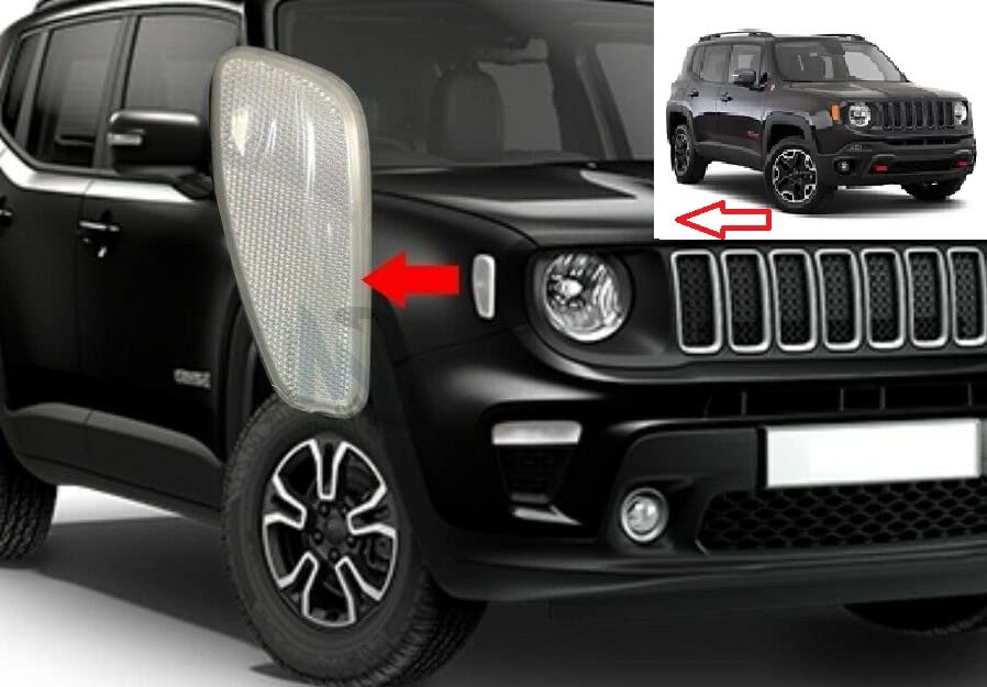 CG94 Catadiottro Laterale Renegade Dal 2014, Bianco Prodotto Compatibile