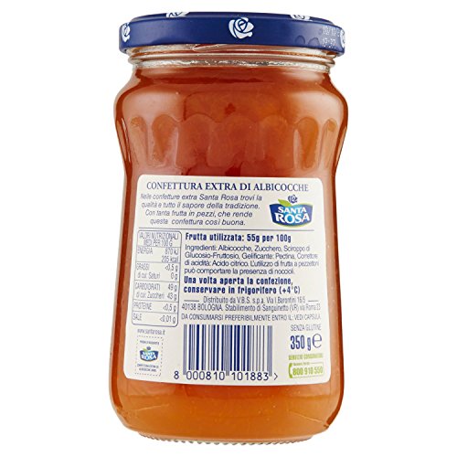 Santa Rosa, Confettura di Albicocche, 350g