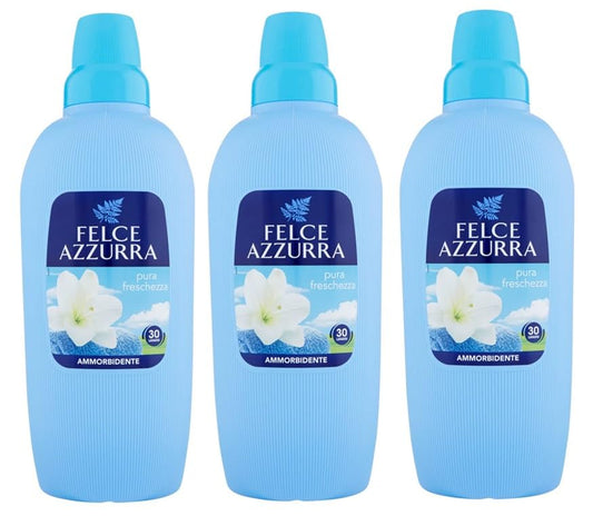 3x Felce Azzurra - Ammorbidente Pura Freschezza, Profumo Inconfondibile, Capi Morbidi - 30 Lavaggi - 2Lt