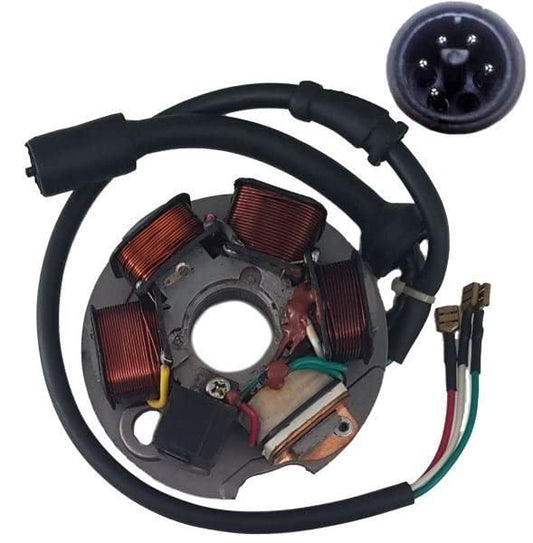 STATORE CAMPO MAGNETICO A 5 BOBINE E 8 CAVI COMPATIBILE VESPA PK APE HP 50
