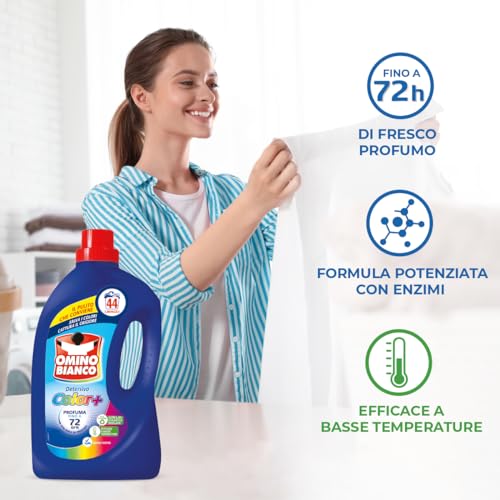 Omino Bianco - Detersivo Lavatrice Liquido, Color +