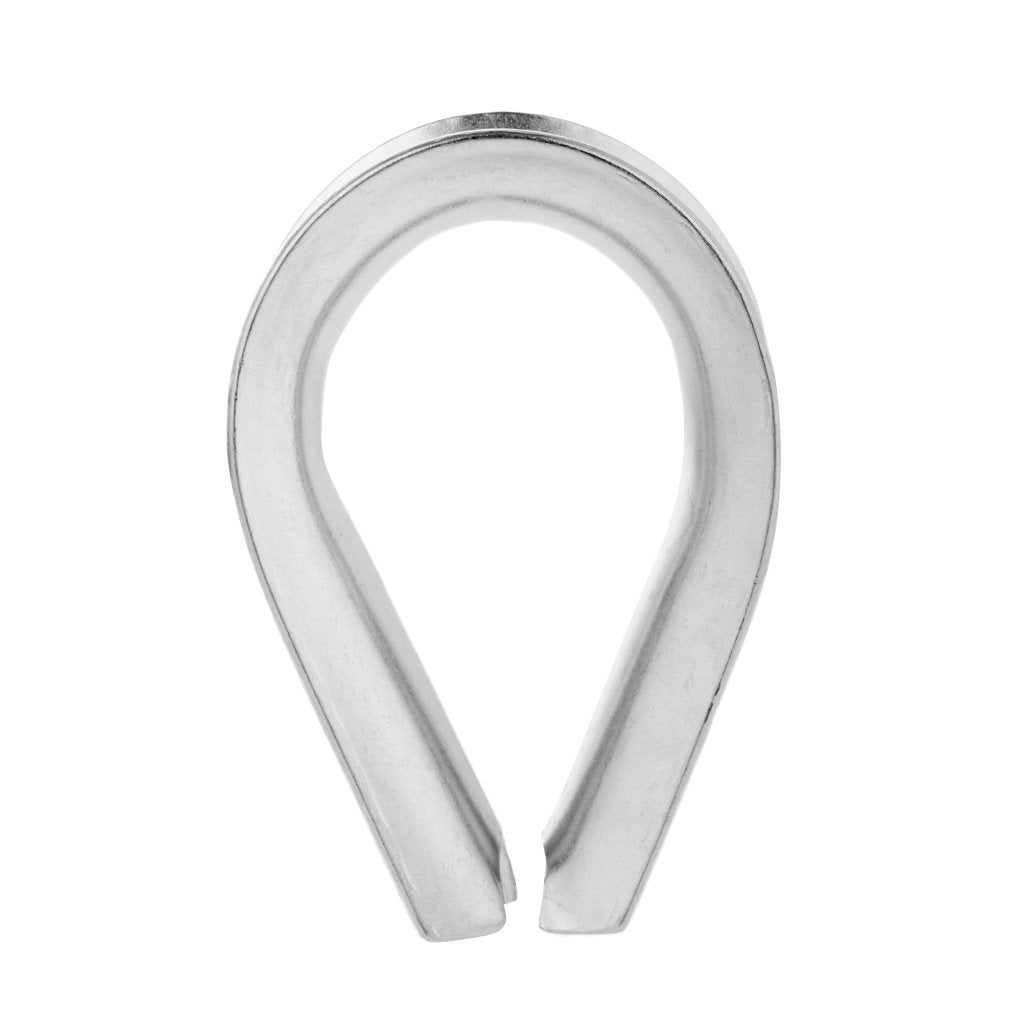 gazechimp Acciaio Inox redancia fune metallica kauschen fune metallica Morsetti per 14 mm della fune metallica