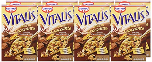 Cameo Vitalis Croccante Con Cioccolato Fondente e al Latte, 300 Gr - [confezione da 8]