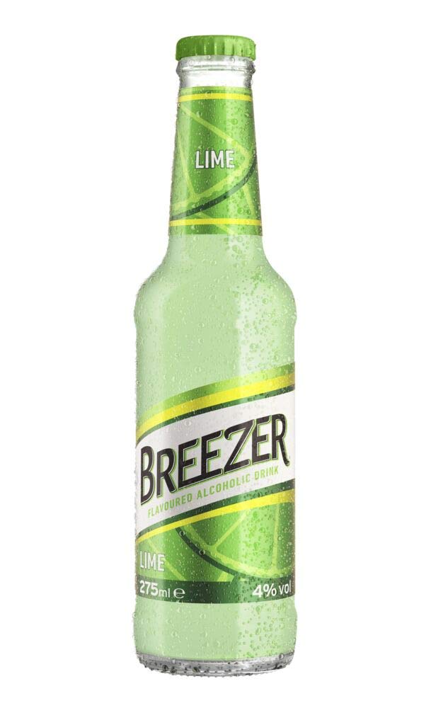 Bacardi Breezer Cocktail Aperitivo Lime 27.5 Cl, Confezione da 24 pz