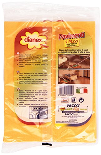 Dianex - Pavimenti, Panno Morbido Resistente - 2 pezzi