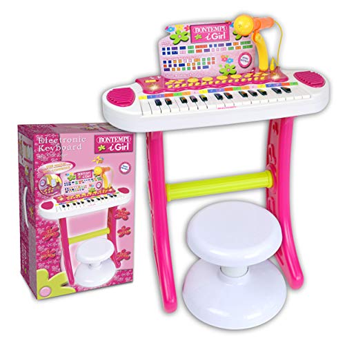 Bontempi- Tastiera, Multicolore, Large, 13 3672